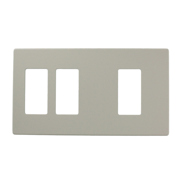 Leviton Dimmer Switch Renii Plate-2N1W0Fn-Gry AWP00-21G